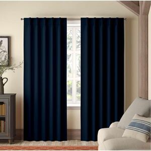 NEW Magic Drapes 60”x72” Panel Blackout Pinch Pleat Curtains w/ Hooks